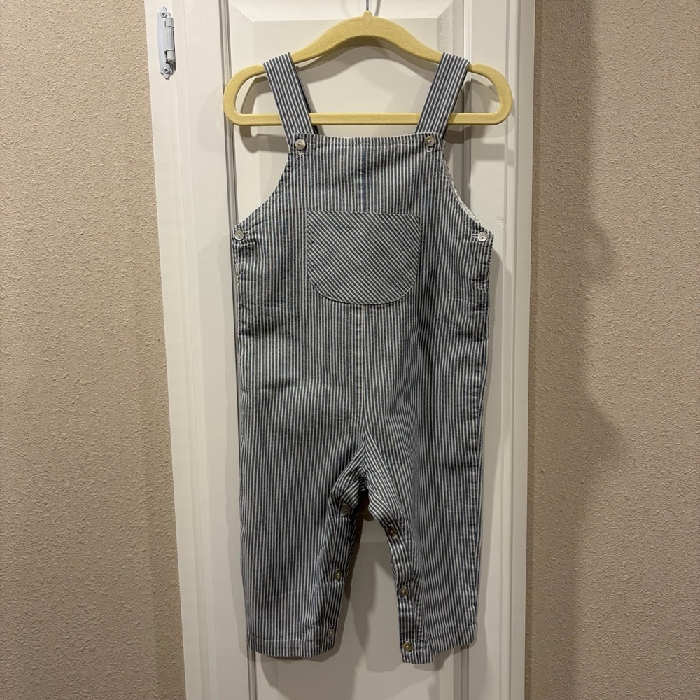 La Coqueta Striped Kids Overalls